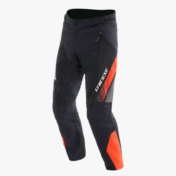 Dainese Drake 2 Air Absoluteshell Pants Black Red Fluo